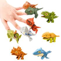 Brinquedo Bebê Dinossauro Articulado Morde Dedo 6x4x8 Cm, 8 Modelos Brinquedo Bebê Dinossauro Articulado Morde Dedo 6x4x8 Cm, 8 Modelos