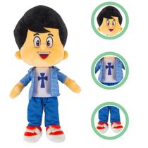 Brinquedo Bebê Pelucia 3 Palavrinhas 30 CM Original Presente Criança Batismo Cristã 6 meses Unissex. Brinquedo Bebê Pelucia 3 Palavrinhas 30 CM Original Presente Criança Batismo Cristã 6 meses Unissex.