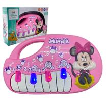 Brinquedo Bebe Piano Mickey Minnie Teclado Musical Luz Som Animais +18meses Brinquedo Bebe Piano Mickey Minnie Teclado Musical Luz Som Animais +18meses
