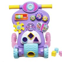 Brinquedo Bebê Piloto Tateti Calesita Ref.888 - Roxo/Azul