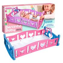 Brinquedo Bercinho Baby Para Boneca 1035 - Brinquemix - BRINQMIX