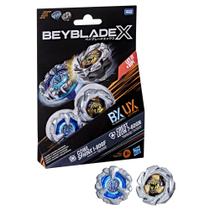 Brinquedo Beyblade Beyblade X Cowl Sphinx 1-80GF BX e Crest Leon 7-60GN UX