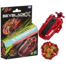 Brinquedo Beyblade BEYBLADE X Soar Phoenix 9-60GF com lançador de cordas