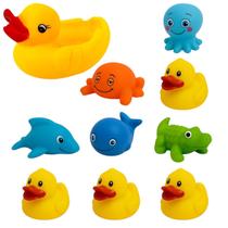 Brinquedo Bichinhos Banho Bebê Vinil Macio Patinhos Borracha Brinquedo Bichinhos Banho Bebê Vinil Macio Patinhos Borracha