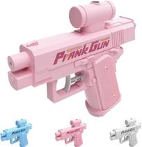 Brinquedo bidirecional de imersão automática Easybos Prank Water Gun rosa Brinquedo bidirecional de imersão automática Easybos Prank Water Gun rosa