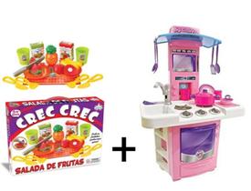 Brinquedo Big Cozinha Infantil + Salada De Frutas Chec Chec