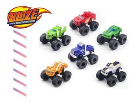 Brinquedo Blaze Monster Machines Com 6 Carrinhos de Fricção - Toy King