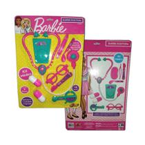 Brinquedo Blister Barbie Doutora Médica 9 Peças Fun