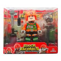 Brinquedo Block Heroes Missão Bombeiro - Polibrinq