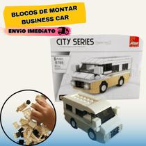 Brinquedo Bloco de Montar Infantil - Monta Monta Carro Executivo 92 Peças - Estilo Lego Veiculo - Co