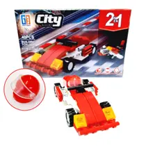 Brinquedo Bloco Montar 2em1 Carro F1 Kart Caminhão Guerra Brinquedo Bloco Montar 2em1 Carro F1 Kart Caminhão Guerra