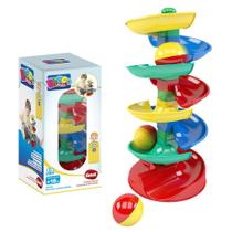 Brinquedo Blocolândia Rola Bola 35cm Educativo 18PÇ 2505 - Dismat