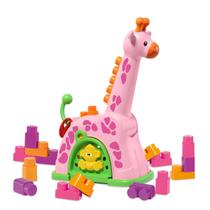 Brinquedo Blocos de Atividades Girafa Rosa - Cardoso