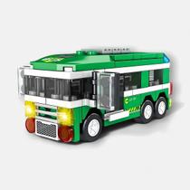 Brinquedo Blocos de Construção Ônibus Brinquedo Blocos de Construção Ônibus