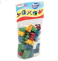 Brinquedo Blocos De Montar 42 Pecas Infantil Blocos Educativ Brinquedo Blocos De Montar 42 Pecas Infantil Blocos Educativ