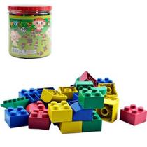 Brinquedo Blocos de Montar Blocks 50 Peças Animal Simples - 8912