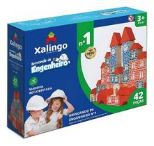 Brinquedo Blocos de Montar Brincando de Engenheiro Xalingo 1 Brinquedo Blocos de Montar Brincando de Engenheiro Xalingo 1