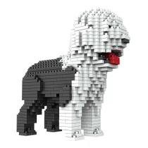 Brinquedo Blocos de Montar Cachorro Sheepdog Priscila Tv Colosso 950 Peças