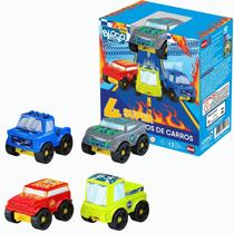Brinquedo Blocos De Montar Carros Educativos Blocolândia