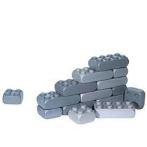 Brinquedo Blocos de Montar Casa Polibloc 25 Peças Infantil da Poliplac Brinquedo Blocos de Montar Casa Polibloc 25 Peças Infantil da Poliplac