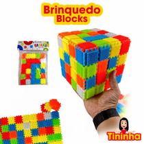 Brinquedo Blocos De Montar Didático Construção Multi Funções Bloco de Encaixe