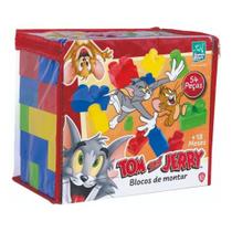 Brinquedo Blocos de Montar do Tom e Jerry Didático Colorido