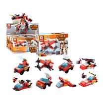 Brinquedo Blocos de Montar Fire Bots Força Máxima Resgate (Sortido e Unitário) Polibrinq - BM038 Brinquedo Blocos de Montar Fire Bots Força Máxima Resgate (Sortido e Unitário) Polibrinq - BM038