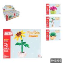 Brinquedo Blocos De Montar Inblox Plantinhas Vaso Sortido