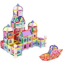 Brinquedo Blocos De Montar Magnéticos 108pc