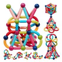 Brinquedo Blocos De Montar Magneticos 36PEÇAS