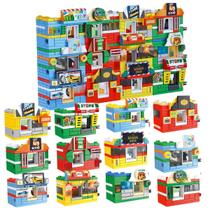Brinquedo Blocos de Montar Minha Cidade Miniatura Sortido Brinquedo Blocos de Montar Minha Cidade Miniatura Sortido