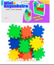 Brinquedo Blocos de Montar - Mini Engenheiro- Solapa 16 PÇ