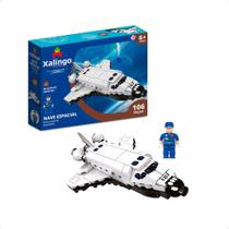 Brinquedo Blocos de Montar Quadrante X Nave Espacial 106 Peças Xalingo - 28509 Brinquedo Blocos de Montar Quadrante X Nave Espacial 106 Peças Xalingo - 28509