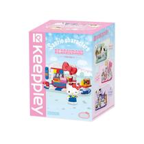 Brinquedo Blocos De Montar Set Restaurantes Hello Kitty E Seus Amigos Modelos Surpresa Keeppley