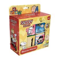 Brinquedo Blocos Macios Snoopy Peanuts