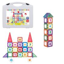 Brinquedo blocos magnéticos para montar magforma 40