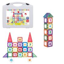 Brinquedo blocos magnéticos para montar magforma 40