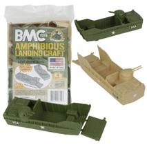 Brinquedo BMC Classic Marx Landing Craft 1:72 com 4 veículos
