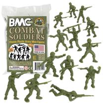 Brinquedo BMC Classic OD Green Plastic Army Men 40 peças WW2 Soldier