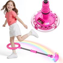 Brinquedo Bola de Pular HopeRock com LED e Contador 3 Modos Rosa Brinquedo Bola de Pular HopeRock com LED e Contador 3 Modos Rosa