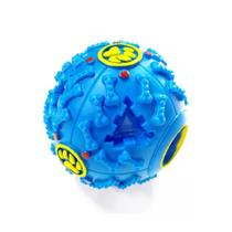 Brinquedo Bola Interativa Porta Petisco Ração Cachorro Pet Apito Azul Brinquedo Bola Interativa Porta Petisco Ração Cachorro Pet Apito Azul