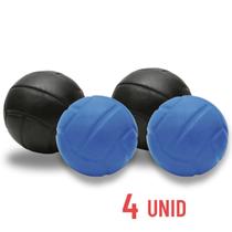 Brinquedo Bola Macica Lisa 95mm Atacado Kit com 4 Unidades