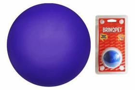 Brinquedo Bola Maciça Lisa Colorida 60 mm - Azul - Brinqpet