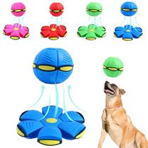 Brinquedo Bola Mágica Saltitante Disco Voador Azul
