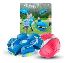 Brinquedo Bola Mágica Transforma Em Disco Voador Com Luz Dm Toys Brinquedo Bola mágica Bola Maluco Divertida Presente Br