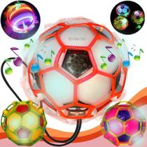 Brinquedo Bola Maluca Pula Vibra Com Luz De Led