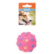 Brinquedo Bola para Cães vinil patinhas com barulho Chalesco Brinquedo Bola para Cães vinil patinhas com barulho Chalesco