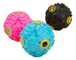 Brinquedo Bola Pets Dispensador Solta Petiscos 8cm Interativa Cães Gatos Cor Sortida Brinquedo Bola Pets Dispensador Solta Petiscos 8cm Interativa Cães Gatos Cor Sortida