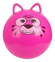 Brinquedo Bola Pula Pula Inflável Com Alça id2- Cor Rosa