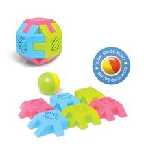 Brinquedo Bola Quadrada Encaixe Didático Educativo Infantil 9CM - Brinquedo Bebe